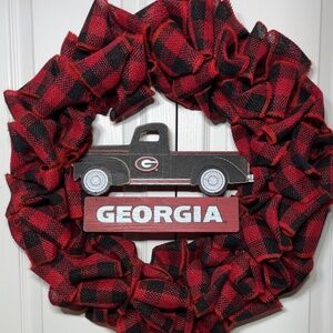 Handmade Georgia Bulldog Wreath